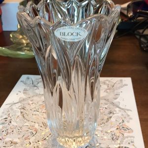 Beautiful Block Crystal Vase